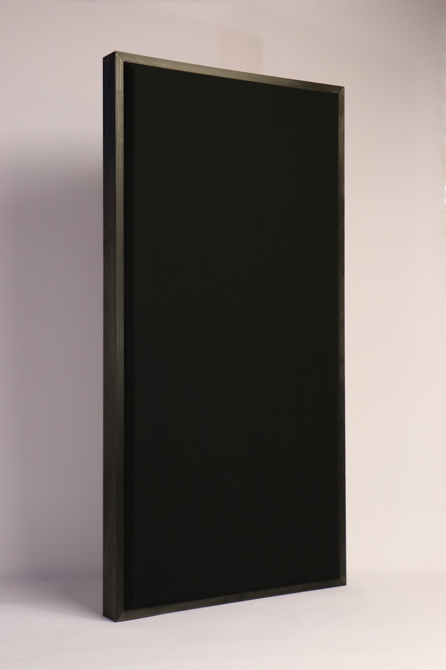 ACOUSTIC PANEL - BLACK & BLACK WOOD FRAMED