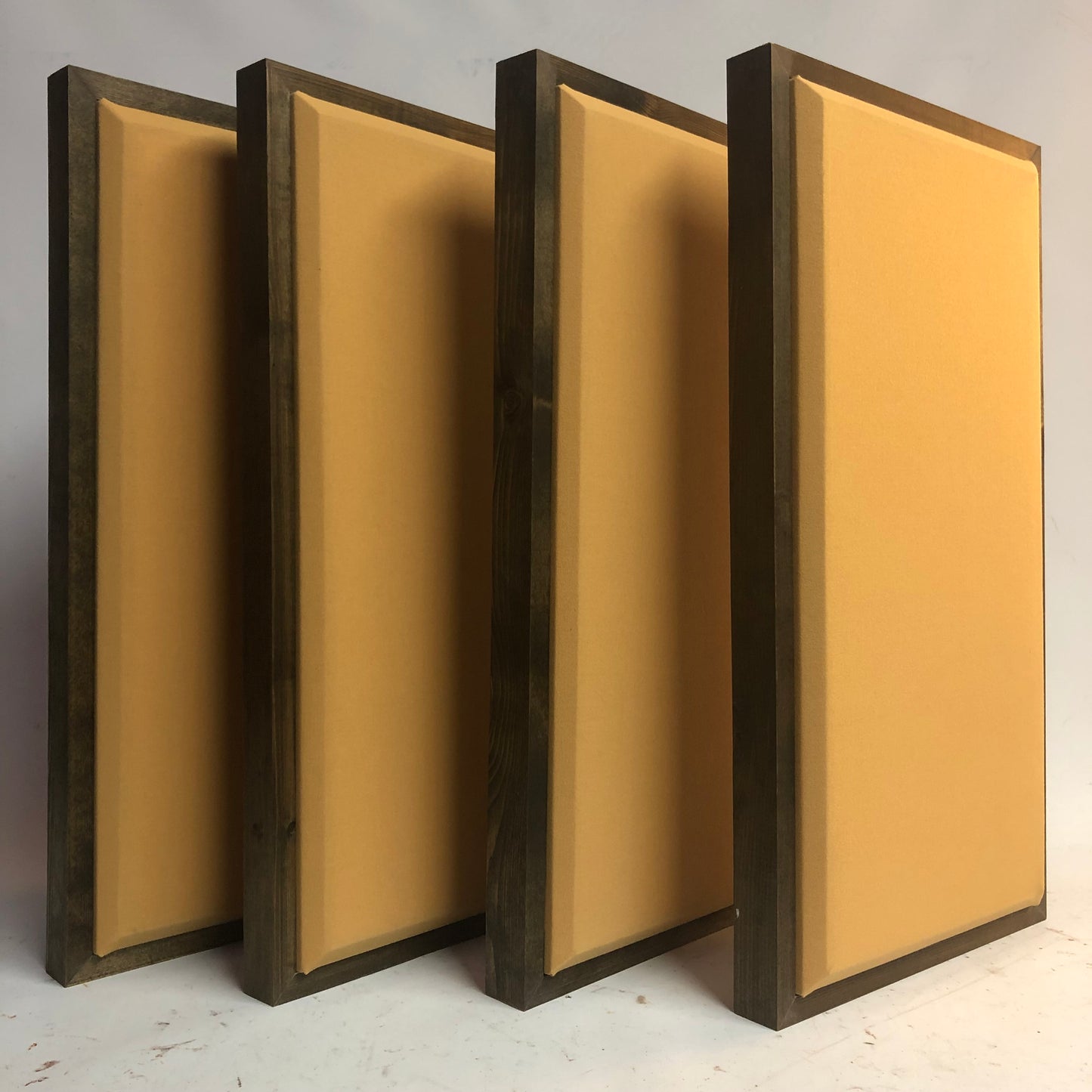 ACOUSTIC PANEL - GOLD & SPECIAL WALNUT FRAMED