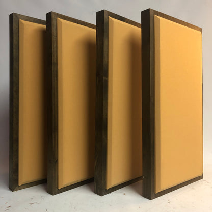 ACOUSTIC PANEL - GOLD & SPECIAL WALNUT FRAMED