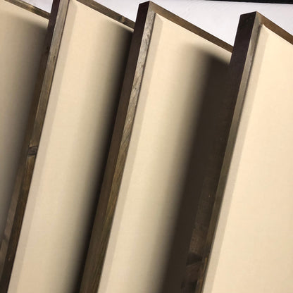ACOUSTIC PANEL - KHAKI & SPECIAL WALNUT FRAMED