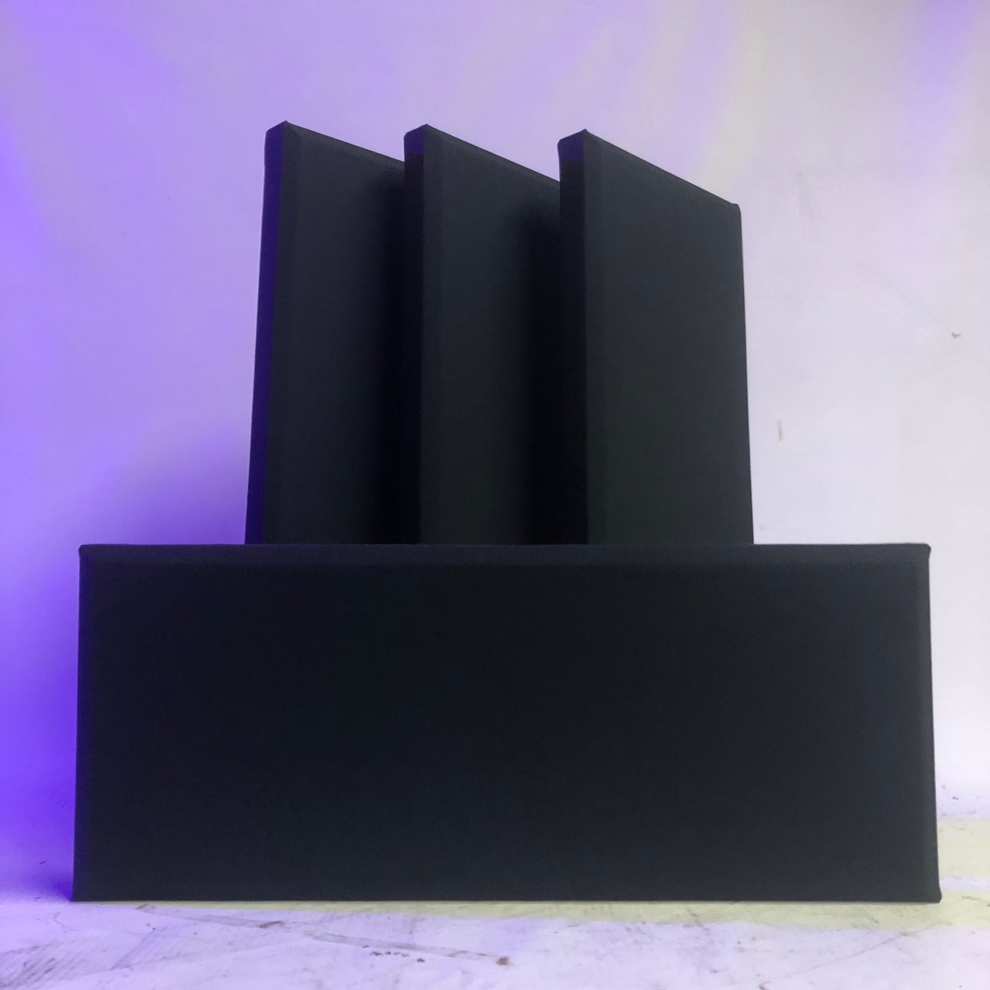 ACOUSTIC PANEL - BLACK - Beveled Edges