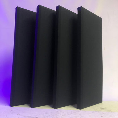 ACOUSTIC PANEL - BLACK - Beveled Edges