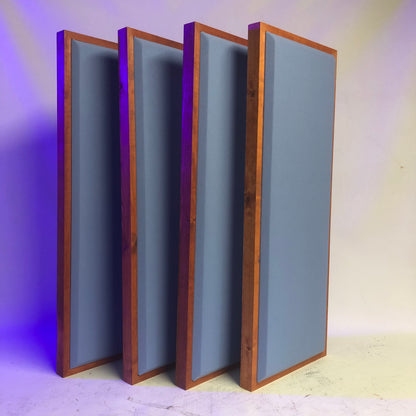 ACOUSTIC PANEL - SKY BLUE & GUNSTOCK FRAMED