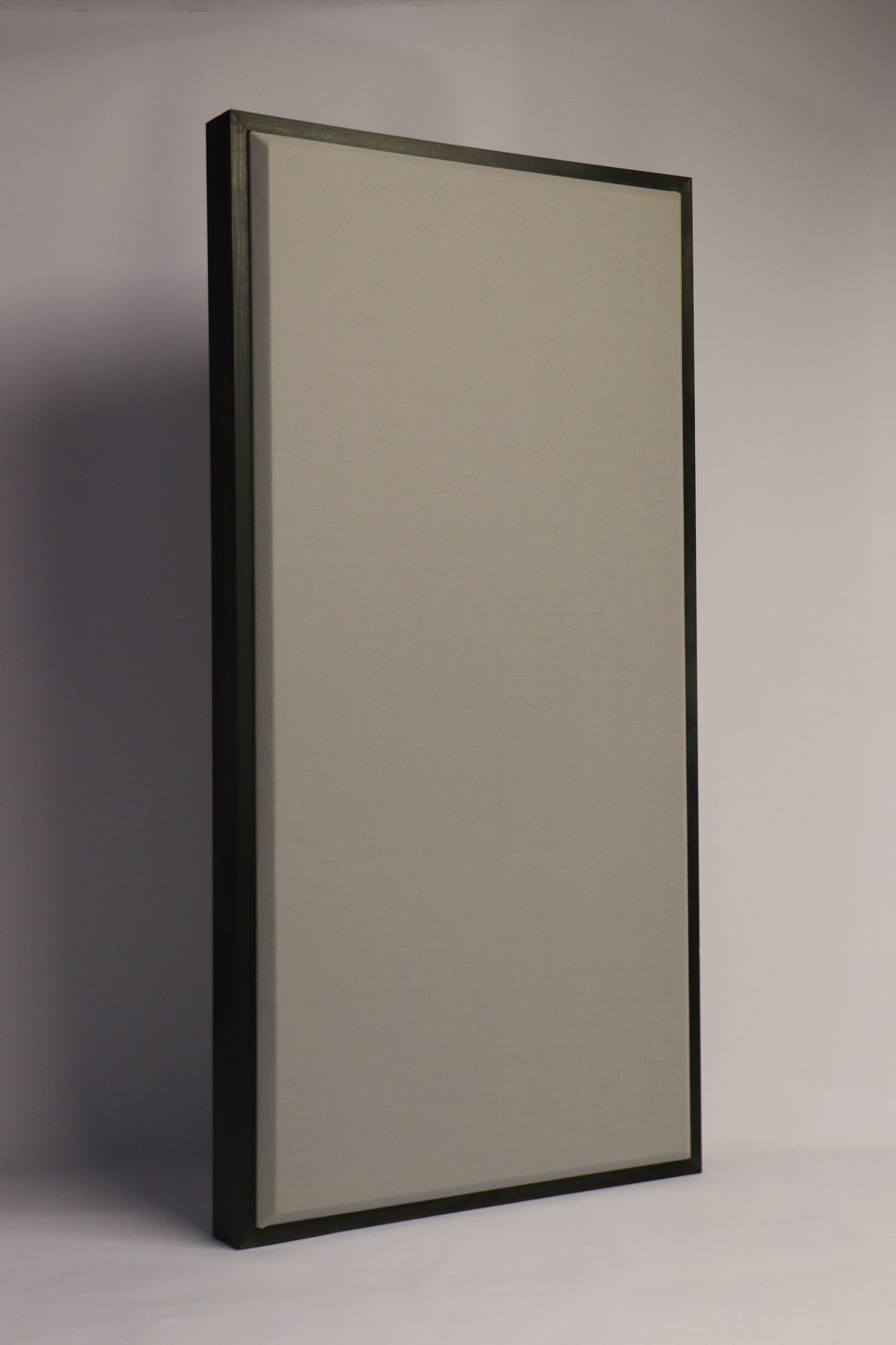 ACOUSTIC PANEL - ALUMINUM & BLACK WOOD FRAMED