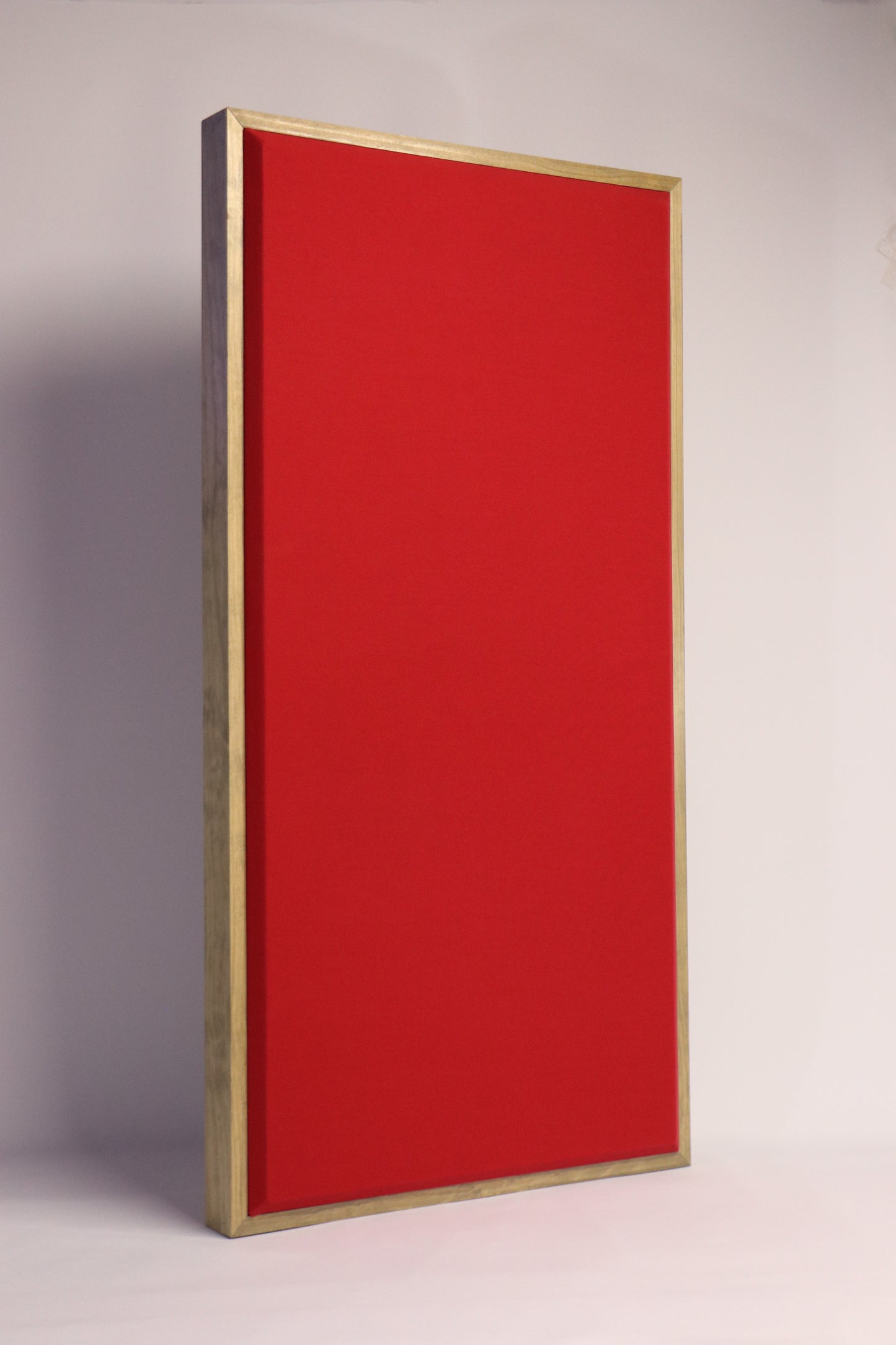 ACOUSTIC PANEL - COOL RED & CLASSIC GREY FRAMED