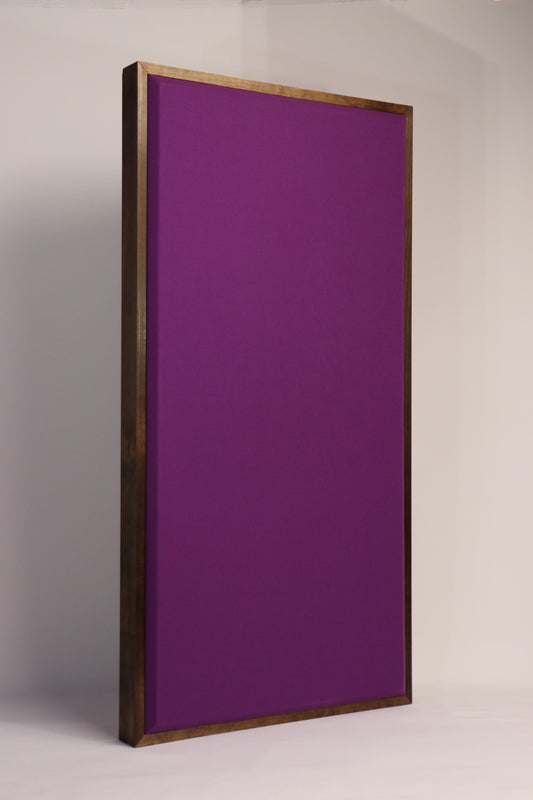 ACOUSTIC PANEL - GRAPE & RED MAHOGANY FRAMED
