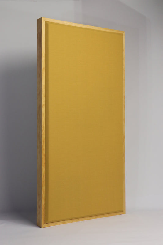 ACOUSTIC PANEL - GOLD & GOLDEN PECAN FRAMED