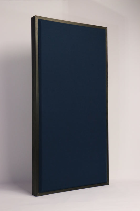 ACOUSTIC PANEL - NAVY BLUE & BLACK WOOD