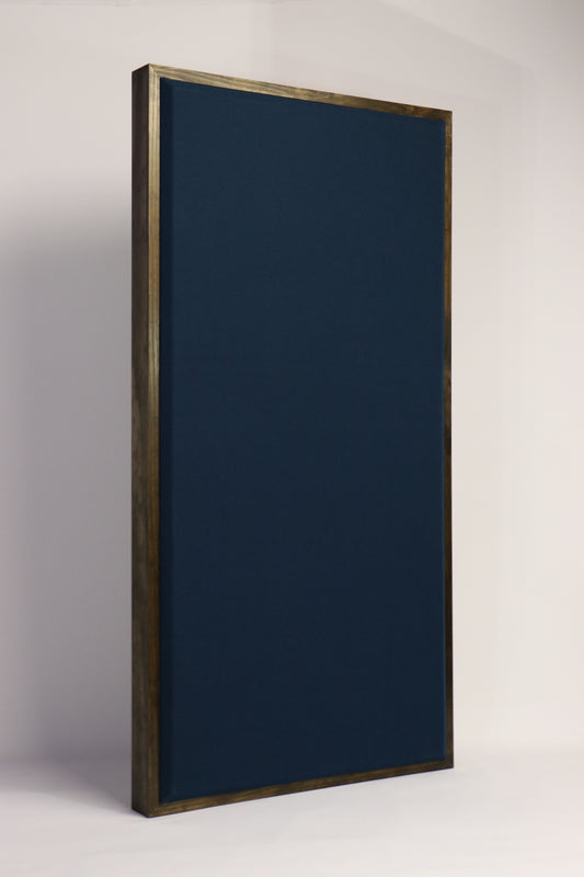 ACOUSTIC PANEL - NAVY BLUE & SPECIAL WALNUT FRAMED