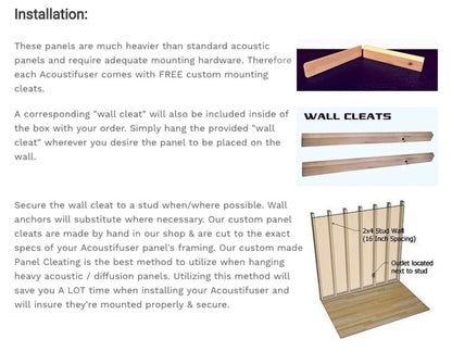 ACOUSTIFUSER - Hybrid Acoustic Panel - Aluminum & Golden Pecan