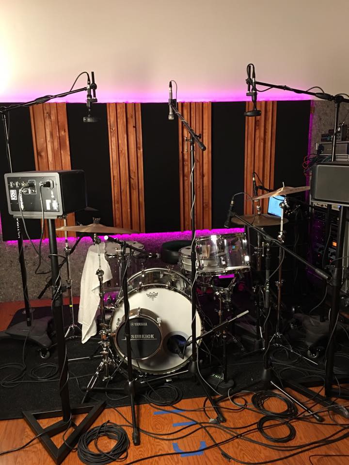 Column Slat Diffusers (Pair) | Premium Wood Sound Diffuser Set - Gunstock