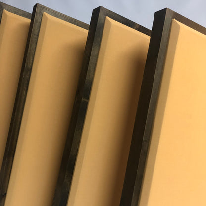 ACOUSTIC PANEL - GOLD & SPECIAL WALNUT FRAMED