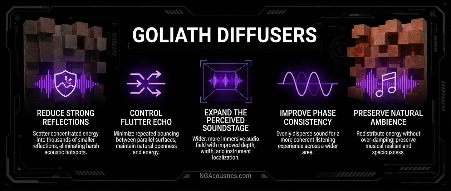 GOLIATH DIFFUSER - NATURAL CEDAR - (2FTx2FT)
