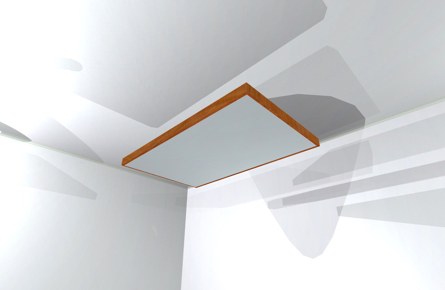 CEILING BAFFLE -  Aluminum & Gunstock