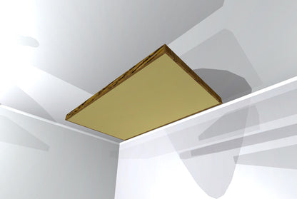 CEILING BAFFLE -  Khaki & Special Walnut