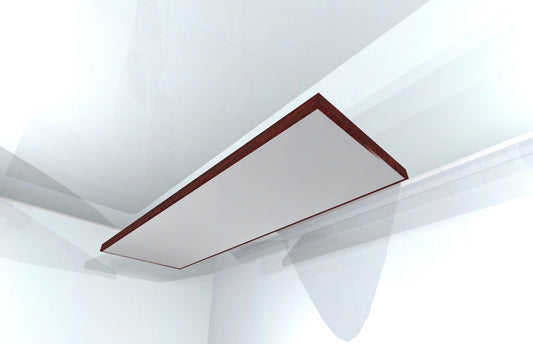 CEILING BAFFLE -  Aluminum & Red Mahogany