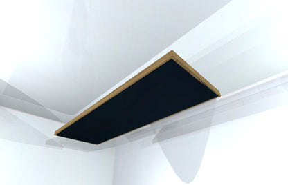 CEILING BAFFLE -  Black & Special Walnut