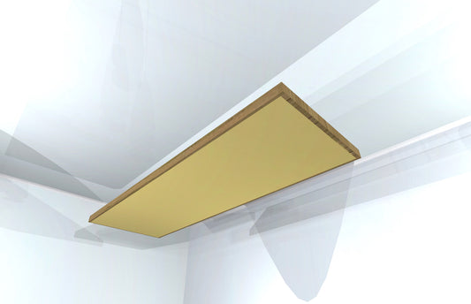 CEILING BAFFLE -  Khaki & Special Walnut