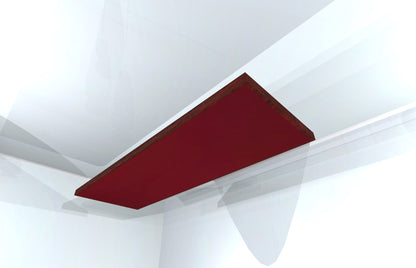 CEILING BAFFLE -  Wine & Red Mahogany