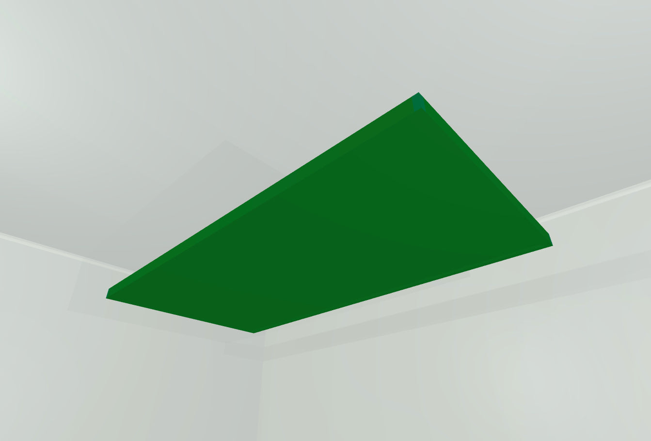 CEILING BAFFLE - Hunter Green