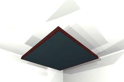 CEILING BAFFLE -  Black & Red Mahogany