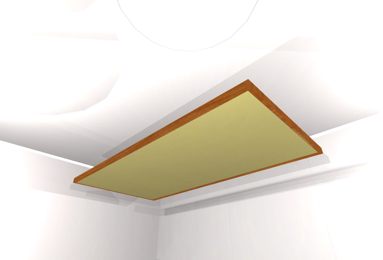 CEILING BAFFLE -  Khaki & Gunstock