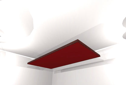 CEILING BAFFLE -  Wine & Red Mahogany