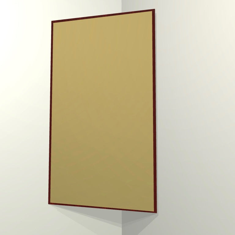CORNER BASS TRAP - KHAKI & RED MAHOGANY FRAMED