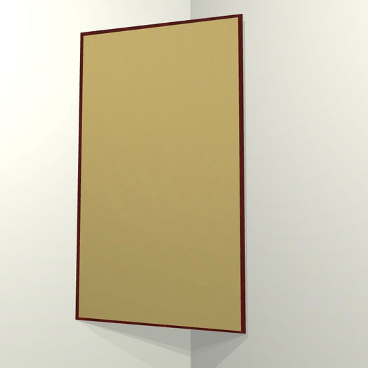 CORNER BASS TRAP - KHAKI & RED MAHOGANY FRAMED