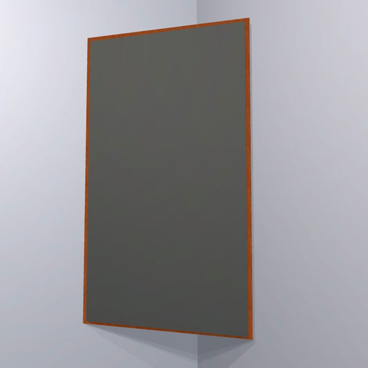 CORNER BASS TRAP - STEEL GREY & GUNSTOCK FRAMED