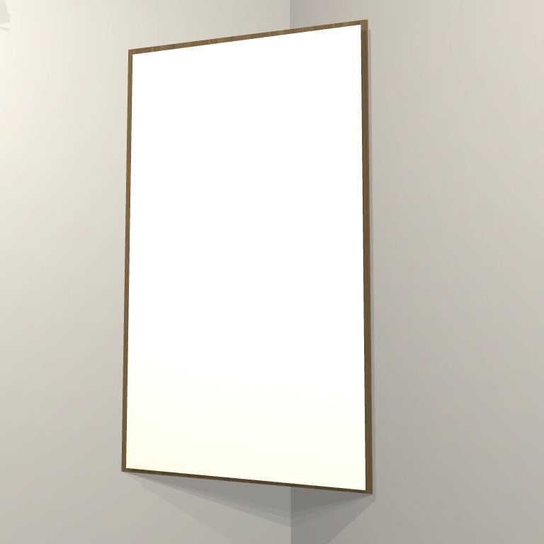 CORNER BASS TRAP - WHITE & SPECIAL WALNUT FRAMED