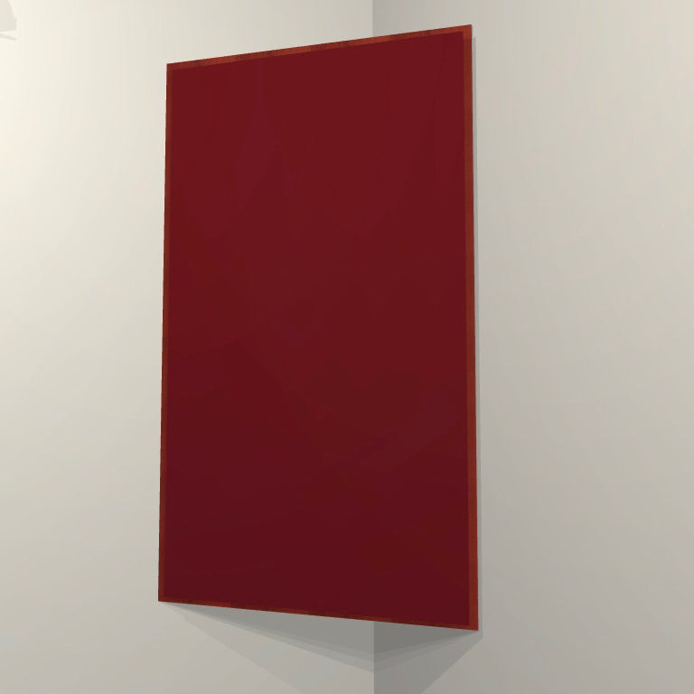 CORNER BASS TRAP - WINE & GUNSTOCK FRAMED