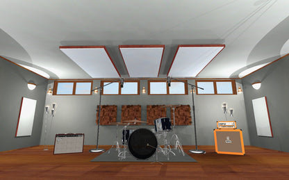 CEILING BAFFLE -  Aluminum & Gunstock