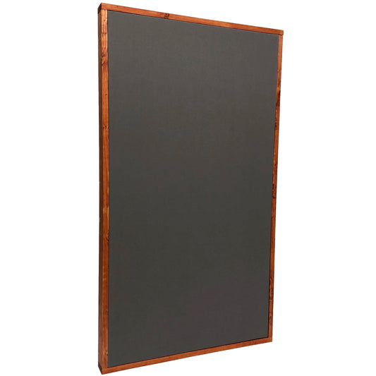ACOUSTIC PANEL - STEEL GREY & GUNSTOCK FRAMED